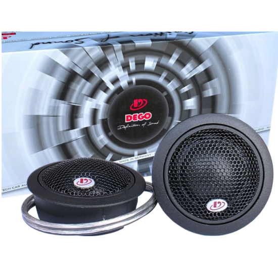 DEGO Power 3000 T25 Głośniki wysokotonowe - tweetery o średnicy 25 mm. Moc 80 W RMS. Impedancja 4 Ohm